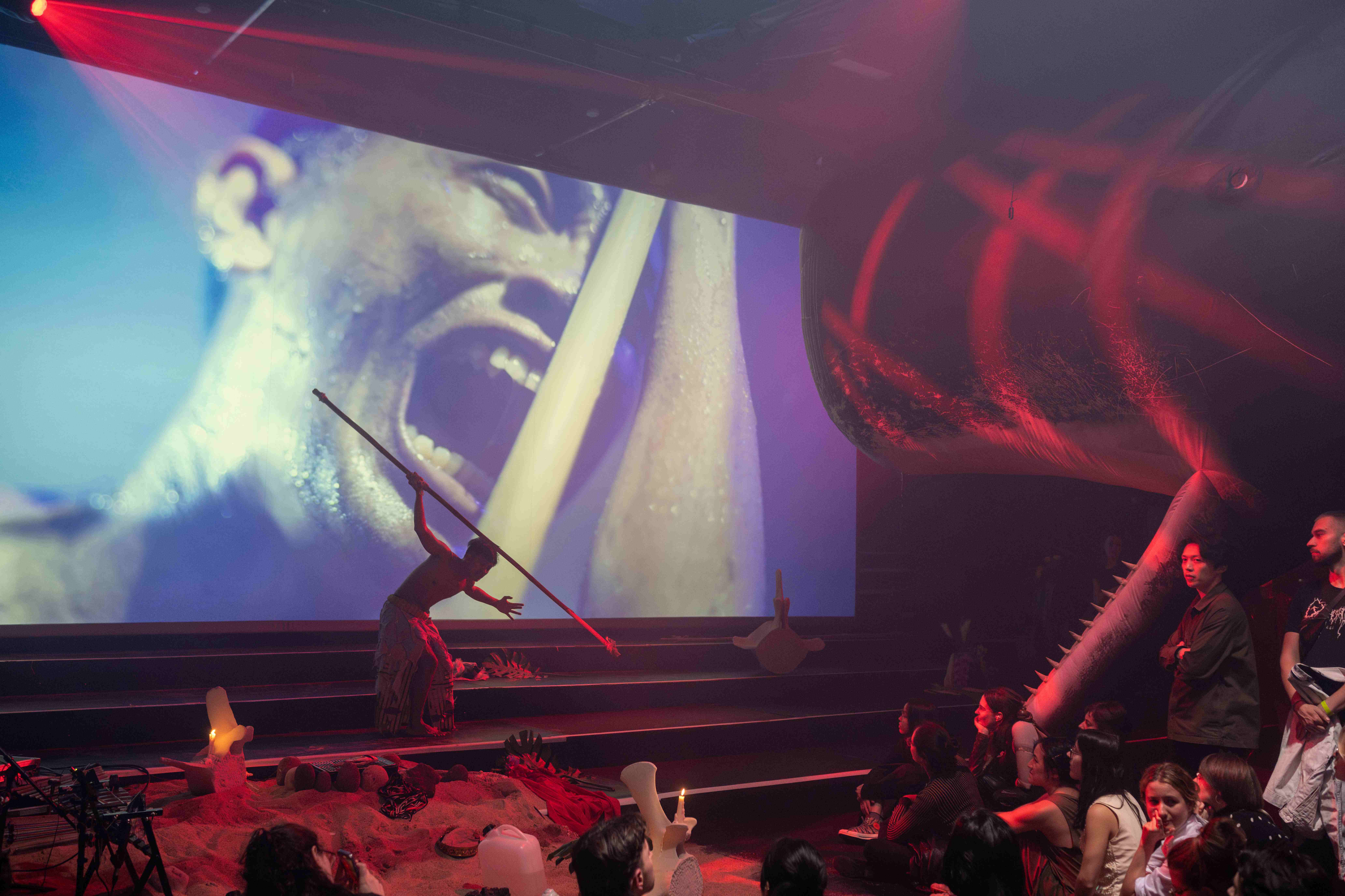 2026臺北藝術節/海籠/Ocean Cage - Tianzhuo Chen and Siko Setyanto - 5 May 2024 - HAU - Berlin © Camille Blake-125小